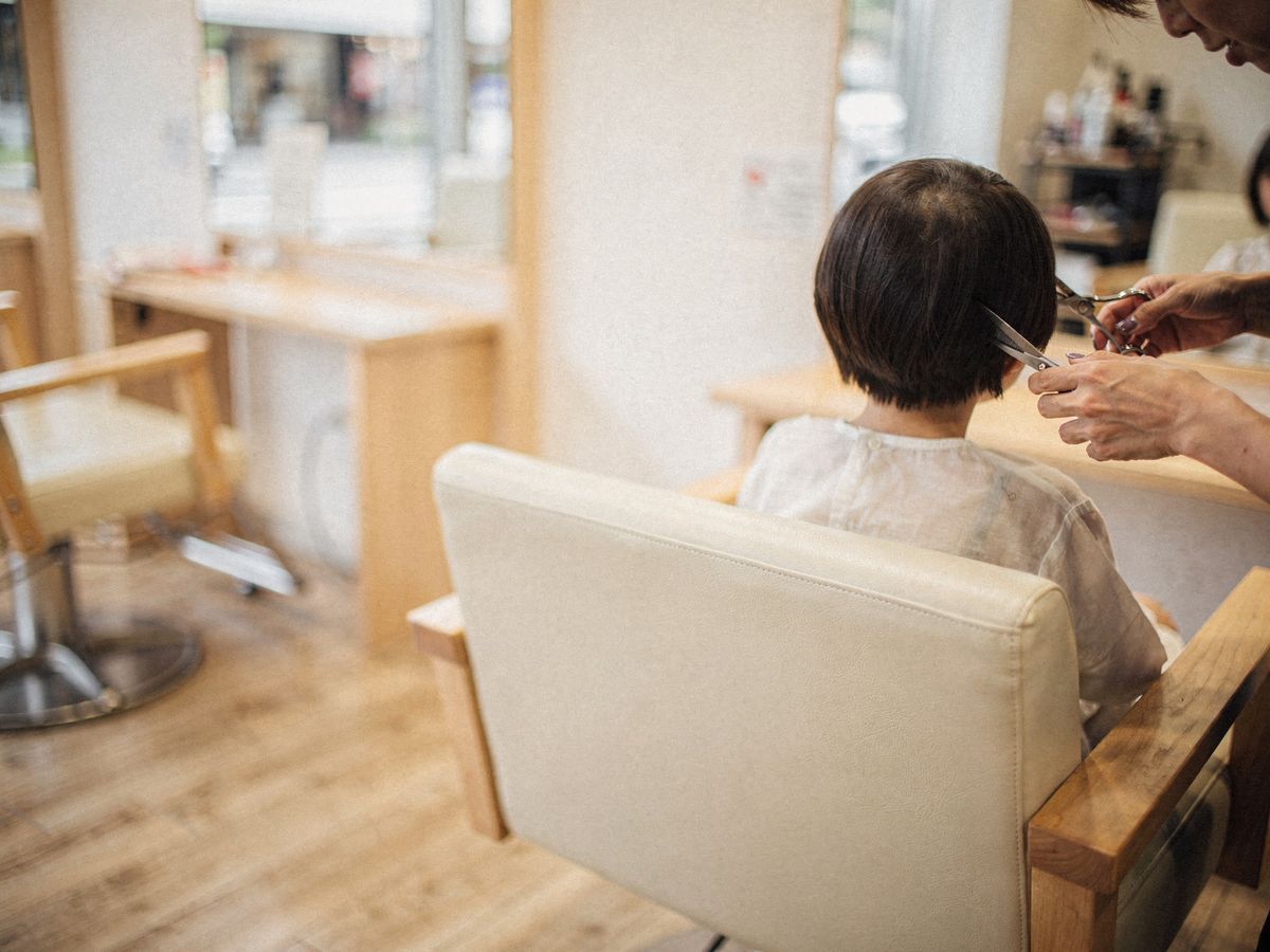 はじめての美容室、3歳のカット