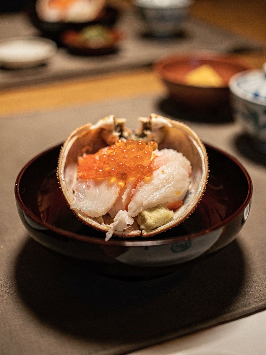 香箱蟹の酢の物